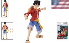 Collectible Anime Heroes Monkey D. Luffy – 16.5cm Action Figure with Accessories