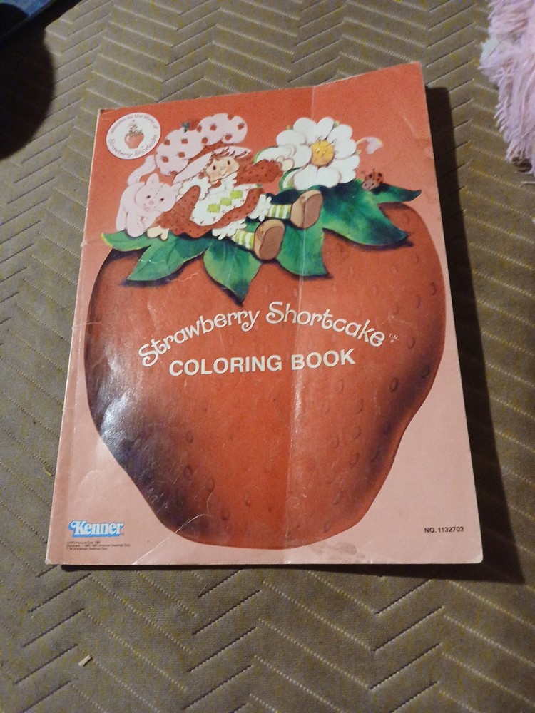 Strawberry Shortcake Coloring Book used Vintage 1981 Kenner 1132702
