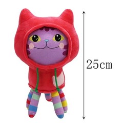 25CM/10″ Gabby’s Dollhouse Pandy Paws Plush Toy Stufed Gift Toy Free Import Cute