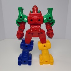 Power Rangers Wild Force Megazord Lot Red Green Yellow Blue Black Action Figures