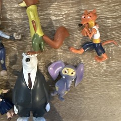 Zootopia Figures Lot Judy Hopps Nick Wilde Police Vehicle Jerry Flash+ OFFICIAL
