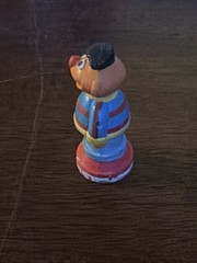 Sesame Street Muppets Ernie On Stand Figure 2″ Cake Topper Toy Vintage Henson