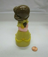 Disney Princess Belle In Yellow Dress Plastic Doll 5″ Toy Figure Cake Topper