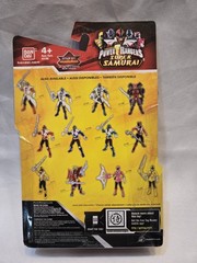 5 New In Package Power Rangers Super Samurai Shogun, Red, Yellow, Green, Blue