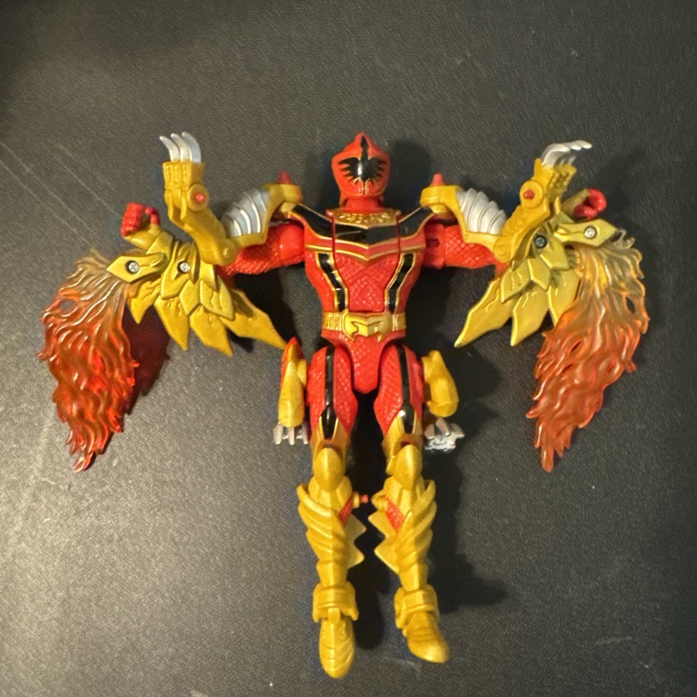 Power Rangers Mystic Force Red Ranger To Fury Dragon Loose Figure Bandai 2006