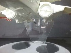 Acrylic display stand for Kenner vintage & Hasbro POTF Star Wars X-wing fighter
