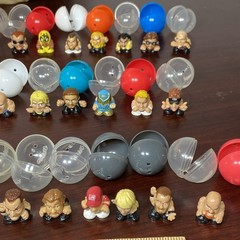 Lot 42 WWE WWF ECW WCW Mini Squinkies Wrestling Figures Tiny 0.75″ Tall CENA BAG