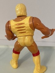 hulk hogan vintage 1990 hard plastic figure 5”