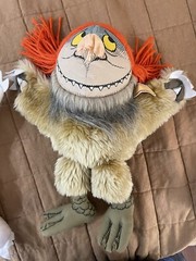 Vintage Where the Wild Things Are Sipi 9″ Plush Stuffed Toy Maurice Sendak 1980s