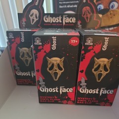 Ghost Face “Scream” Mystery Vinyl Plush Bag Clip – CultureFly Sealed Blind Boxes