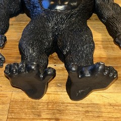 RARE VINTAGE 10″ KING KONG MADE IN CHINA Rubber Action Figure D2
