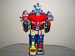 VINTAGE 1982 Bandai 100% COMPLETEVOLTRON 1 DAIRUGGER 15 INCH VEHICLE FORCE TEAM