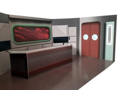 Star Trek TNG Ten Forward Bar Custom Playset for 5″ Scale Playmates Figures