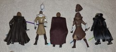 Star Wars 3.75 Lot- Anakin- Windu & Plo Koon, Cody, Clone Pilots & Arc Troopers