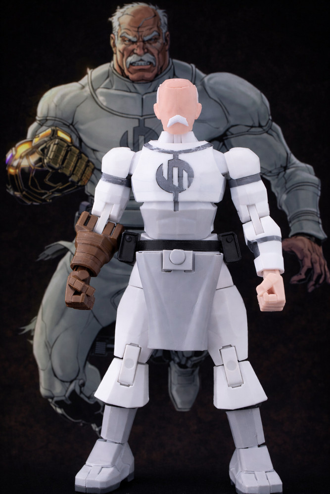 3D Printed Invincible Season 3 Action Figure 14cm – 1/12 Scale Conquest Villain