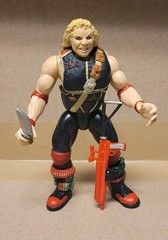 WWF BRIAN PILLMAN S.T.O.M.P JAKKS PACIFIC SERIES 1 W/ KNIFE & RIFLE COMPLETE