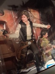 Star Wars Black Series Han Solo Leia Heroes of Endor SDCC Exclusive Diorama 6-In