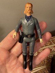 Vintage 1975 Excel Legends of the West Wild Bill Hickok Figure w/ Hat and Gun 4”