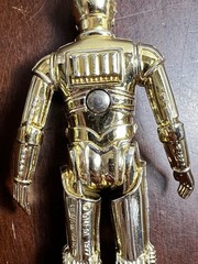 VINTAGE KENNER STAR WARS 1977 HONG KONG R2-D2 ARTOO SCOPE & C-3PO THREEPIO LOT