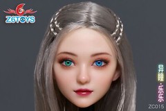 Z6TOYS 1:6 Head Sculpt Moveable Eye Girl ZC015A For 12″Female PH TbL Figure Doll