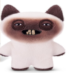 Fuggler Alley Cats Yawper 9 Inch Plush Toy