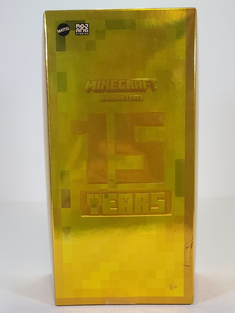 Minecraft 15th Years Anniversary Tuxedo Steve Diamond Level Action Figure Mojang