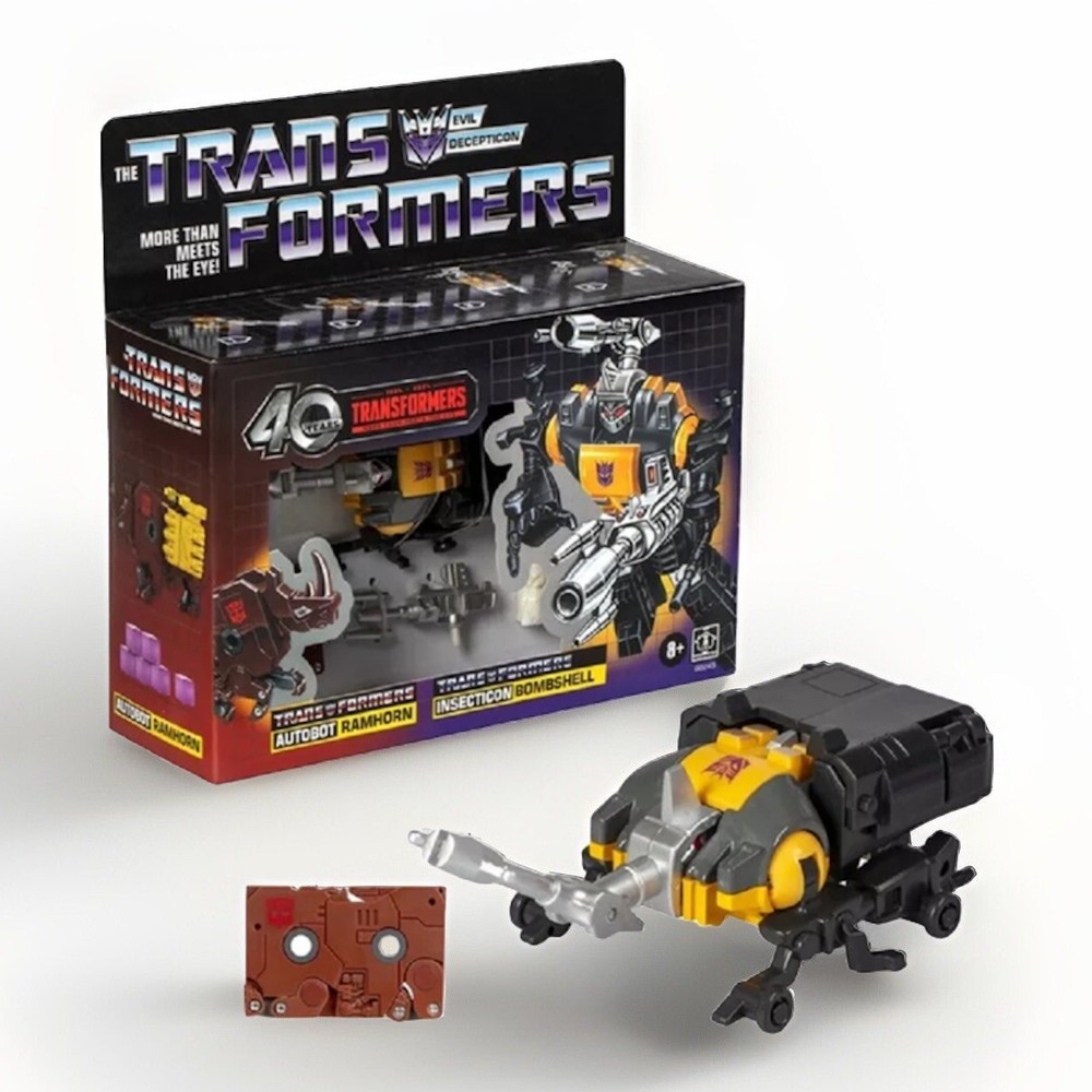 Transformers Retro Reissue 40th Anniversary Edition Bombshell/Ramhorn Figure Set