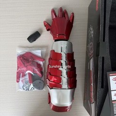 Iron Man Arm Armor w/Base Wearable Mech Arm Voice Touch Control Cosplay Props US