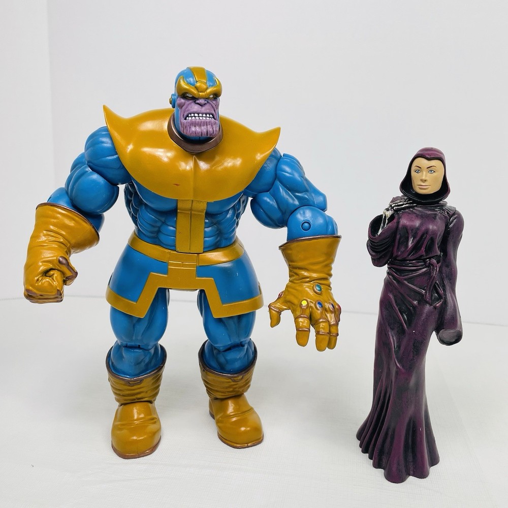 Marvel Select Thanos & Lady Death Action Figures Diamond Select Toys INCOMPLETE