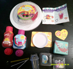 NEW Toy maker show make it mini food FRUIT CREAM TOAST & LEMON PINEAPPLE JUICE