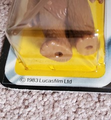 TRI-LOGO Vintage 1983 STAR WARS Return of the Jedi PAPLOO=Kenner 79 Back-Last 17