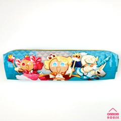 Cookie Run Kingdom Character Pencil Case Mint Green Color Artificial leather