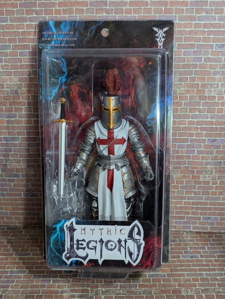 Mythic Legions Four Horseman Knights Templars Sir Godfrey “NEW & I SHIP DAILY”