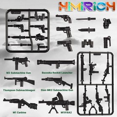 Military Weapons Pack – 24 Pcs WWII Toy Set for Boys 6+, Safe & Imaginative Play