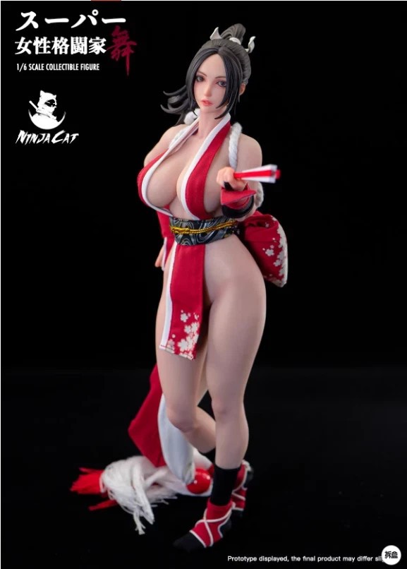 IN STOCK New NINJA CAT N001 1/6 Female Fighter Mai Shiranui 12″ Action Figure