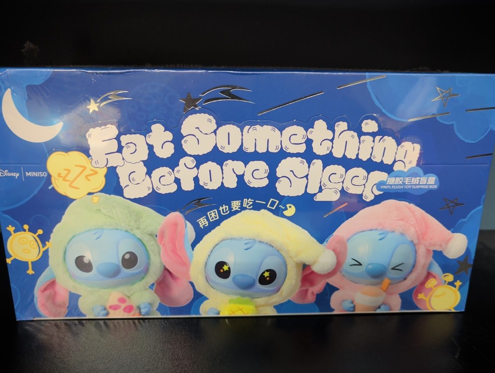AUTHENTIC Miniso Disney Stitch Eat Something Before Sleep Series (SEALED CASE)