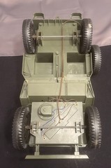 VINTAGE 1964 ORIGINAL GI JOE JEEP 7000 w/TRAILER/SEARCH LIGHT/RECOILESS CANNON