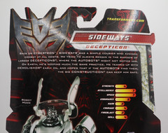 NIB Transformers ROTF Decepticon Sideways Mech Alive Action Figure