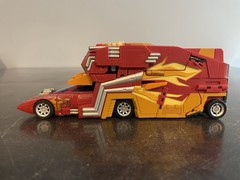 Transformers FansProject RODIMUS PRIME Parallax City Protector & Trailer Armor