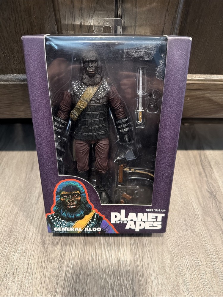 2015 NECA Planet of the Apes General Aldo New Factory Sealed