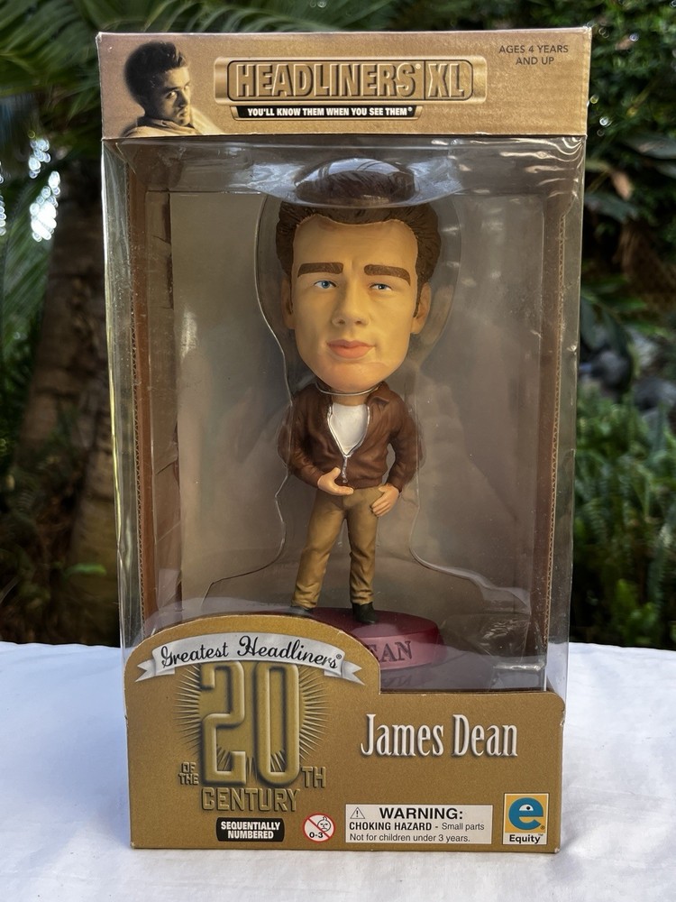 James Dean Figure – Greatest Headliners of 20th Century COA #5956 of 25,000 NIB