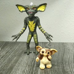 Vintage Gremlins Stripe & Gizmo Figures 1980’s PVC Bendable Action Figures