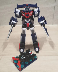 Metal Cardbot S FLASHVECTOR Flash Vector Transforming Robot F1 Formula Car