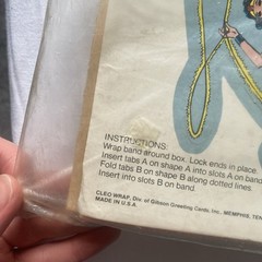 SUPER FRIENDS 15″ x 2″ x 10″ POP UP GIFT BOX MIP Cleo 1979 RARE Gift Box