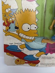 1991 Bart Simpson Glasslite BraziI Sealed On Card L RARE Unique Layout Artwork