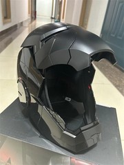 IN USA！Black Iron Man MK5 Helmet Deformable Voice Control Wearabl Xmas Gifts