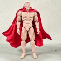 PB-C-RED: 1/12 scale red wired cape for 6″ action figure