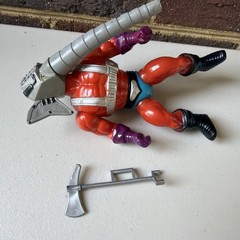 Masters of the Universe—Snout Spout Action Figure w/ Axe Orange Purple Gray