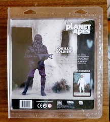NECA REEL TOYS Planet of the Apes Gorilla Soldier. NOS, MINT CONDITION