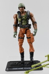GI Joe Roadblock v16 25th Anniversary 2007 3.75″